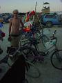 Mason at the bike lot